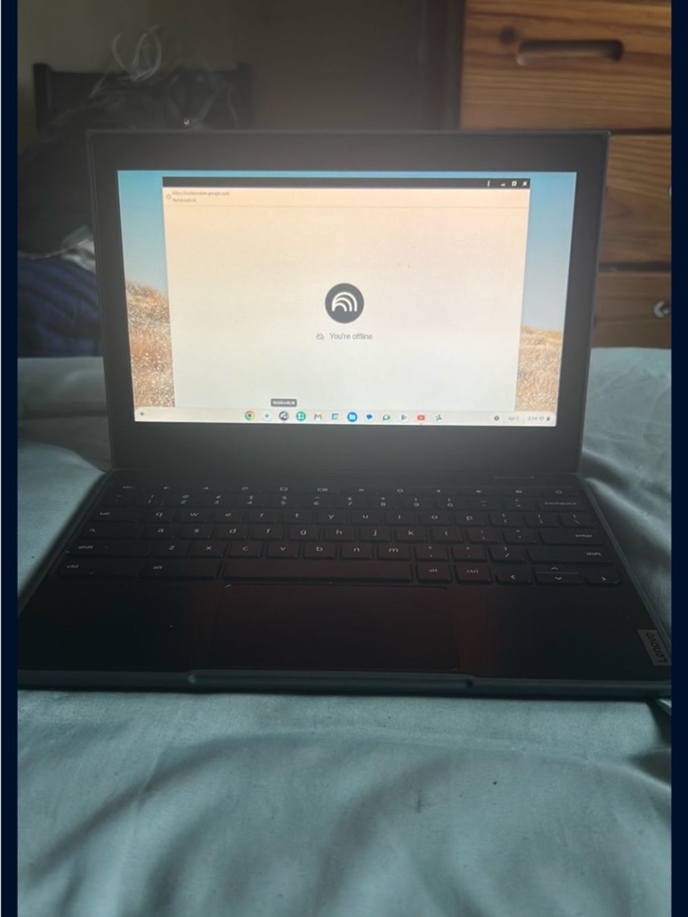 Lenovo Black Chromebook with 11.6" Display